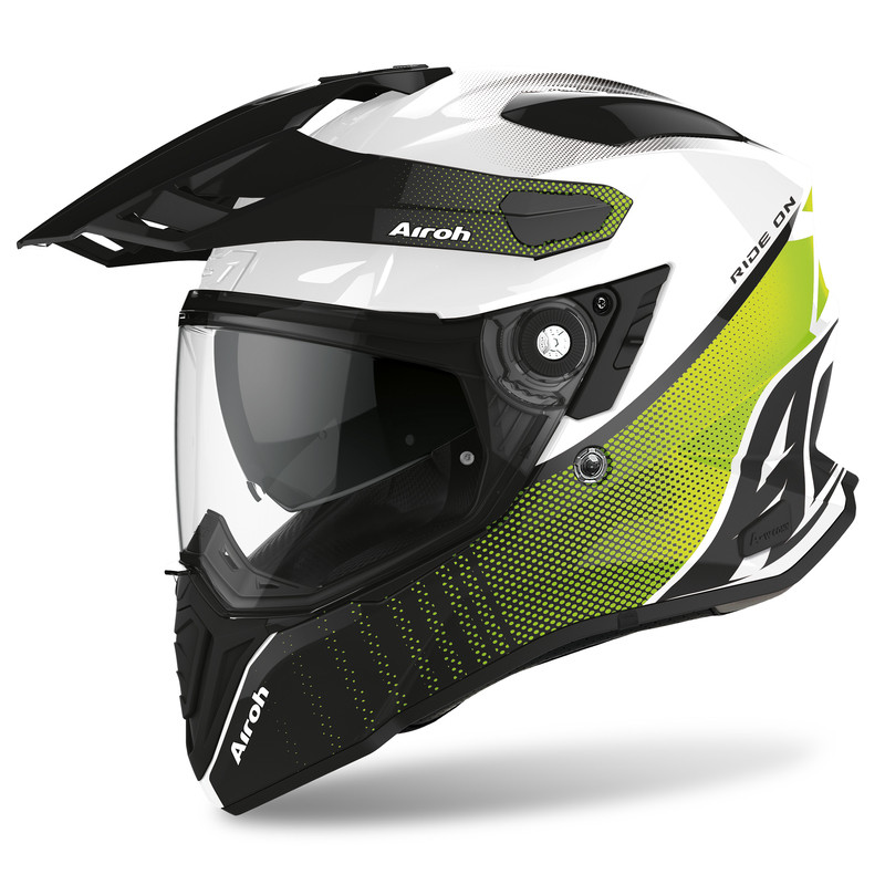 KASK AIROH COMMANDER PROGRESS LIME GLOSS 