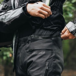 SPODNIE TEKSTYLNE OZONE VULCAN BLACK (DŁUGA NOGAWKA) 
