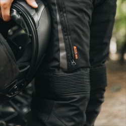 SPODNIE TEKSTYLNE OZONE VULCAN BLACK (DŁUGA NOGAWKA) 