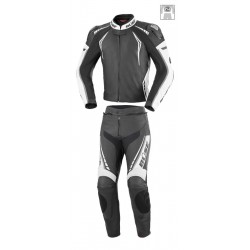Kombinezon motocyklowy damski BUSE Silverstone Pro czarno-biały