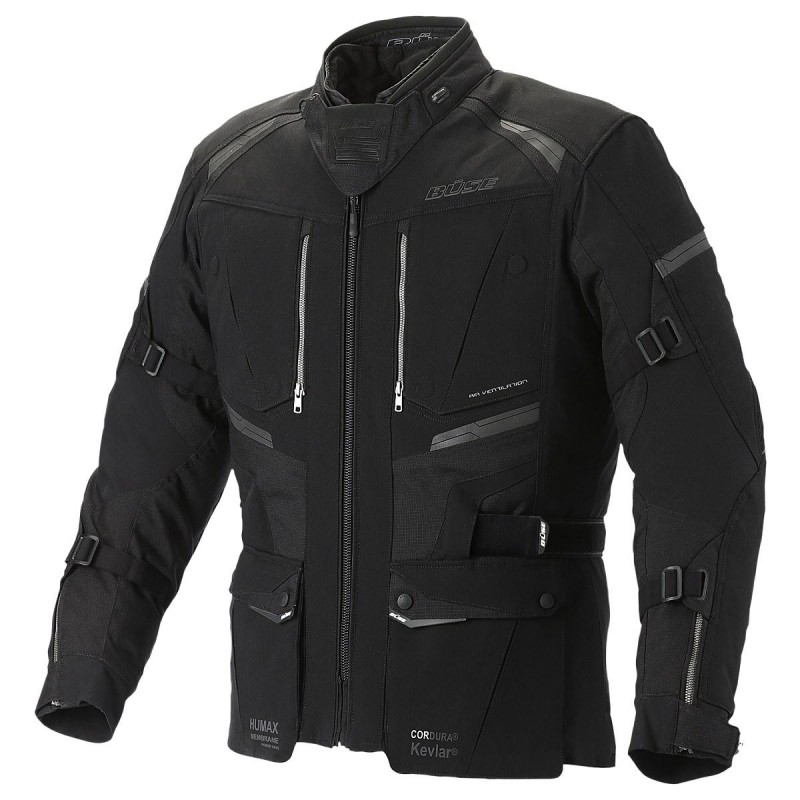 Kurtka motocyklowa BUSE Borgo czarna 