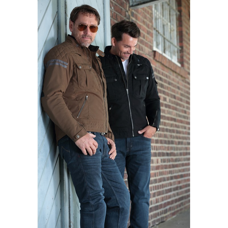 Kurtka motocyklowa BUSE Blackpool czarna  
