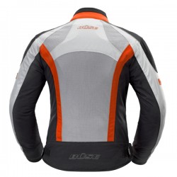 Kurtka motocyklowa BUSE Summer Flash szaro-czerwona