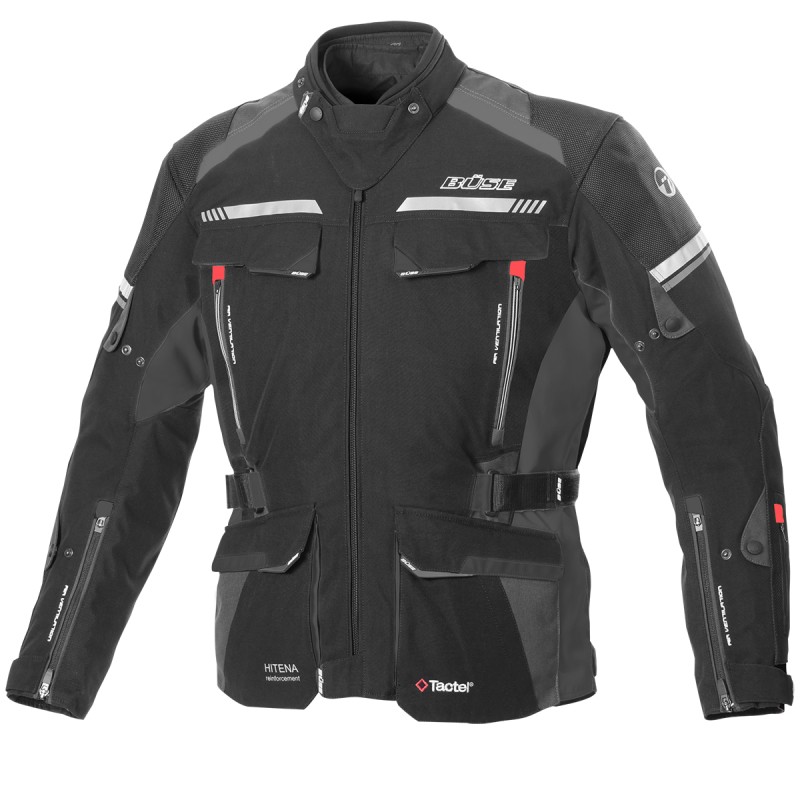 Kurtka motocyklowa Highland II czarna Z