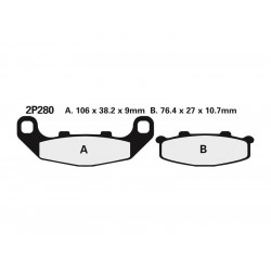 KLOCKI HAMULCOWE NISSIN 280NS