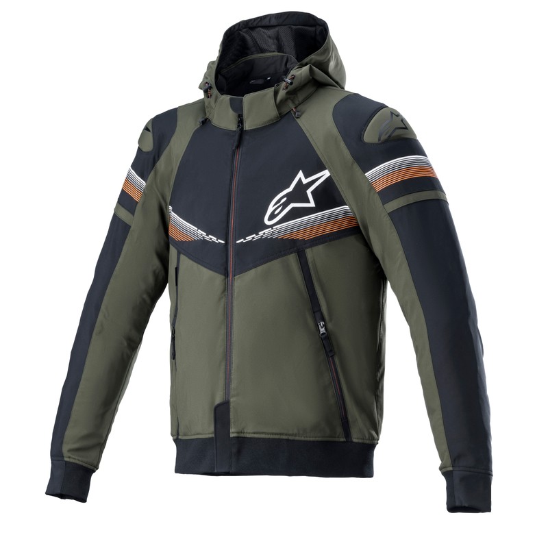 BLUZA MOTOCYKLOWA ALPINESTARS SEKTOR V2 TECH FOREST/BLACK/FLUO ORANGE 