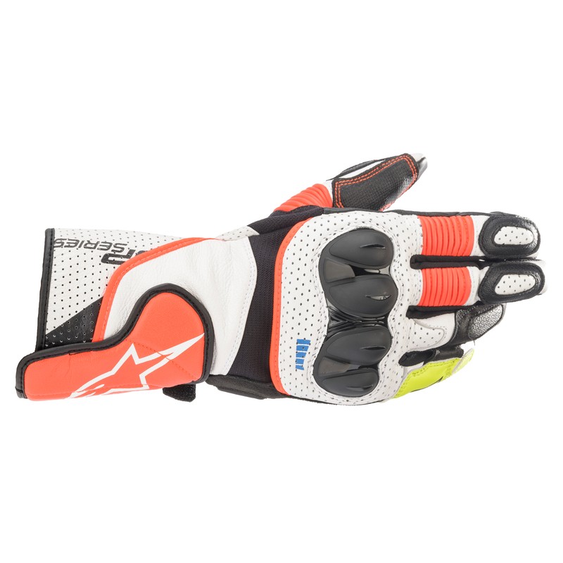 RĘKAWICE ALPINESTARS SP-2 V3 WHITE/RED FLUO BLACK 