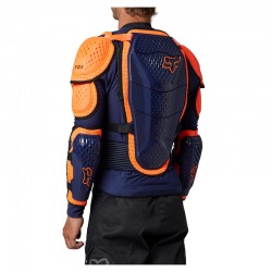 KOSZULKA Z OCHRANIACZAMI FOX TITAN SPORT NAVY  ENDURO CROSS
