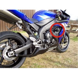 CRASHPADY CLASSIC RG RACING YAMAHA YZF-R1 04-06 BLACK