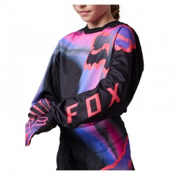 BLUZA FOX JUNIOR GIRLS 180 TOXSYK BLACK/PINK  ENDURO CROSS