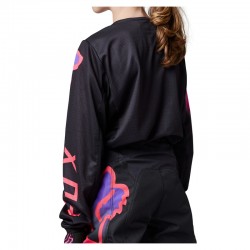 BLUZA FOX JUNIOR GIRLS 180 TOXSYK BLACK/PINK  ENDURO CROSS