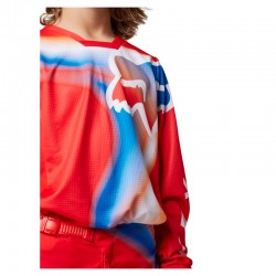 BLUZA FOX JUNIOR 180 TOXSYK FLUO RED  ENDURO CROSS