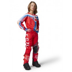 BLUZA FOX JUNIOR 180 TOXSYK FLUO RED  ENDURO CROSS