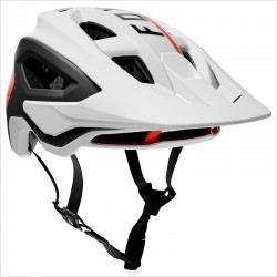 KASK ROWEROWY FOX SPEEDFRAME PRO BLOCKED WHITE/BLACK  ENDURO CROSS