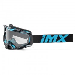 GOGLE IMX DUST GRAPHIC BLUE GLS/BLACK - SZYBA DARK SMOKE + CLEAR (2 SZYBY W ZESTAWIE) ENDURO CROSS