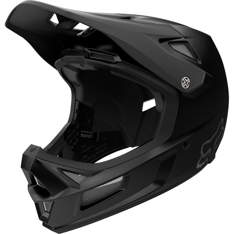 KASK ROWEROWY FOX RAMPAGE COMP MATTE BLACK  ENDURO CROSS