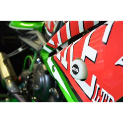 CRASHPADY CLASSIC RG RACING RACE ONLY TRIUMPH 675 DAYTONA 13- WHITE