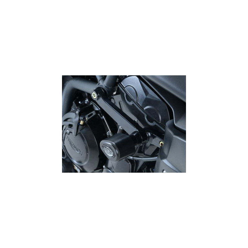 CRASHPADY AERO RG RACING TRIUMPH TIGER 800/TIGER 800XC BLACK