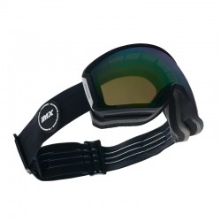 GOGLE SNOWBOARDOWE IMX PEAK BLACK MATT/BLACK - SZYBA PODWÓJNA GREEN IRRIDIUM + BROWN ENDURO CROSS
