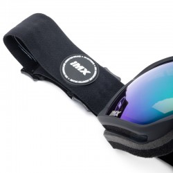 GOGLE SNOWBOARDOWE IMX PEAK BLACK MATT/BLACK - SZYBA PODWÓJNA GREEN IRRIDIUM + BROWN ENDURO CROSS