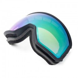 GOGLE SNOWBOARDOWE IMX PEAK BLACK MATT/BLACK - SZYBA PODWÓJNA GREEN IRRIDIUM + BROWN ENDURO CROSS
