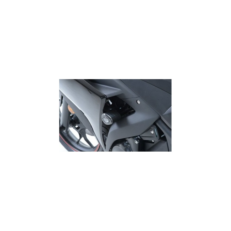 CRASHPADY AERO RG RACING RACE TYPE YAMAHA YZF-R25 14-18/YZF-R3 15-18 BLACK