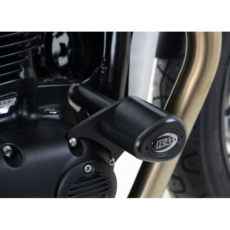 CRASHPADY AERO RG RACING TRIUMPH THRT 1200/1200R 18-/SPD TWN 19-/STRT TWN -18 BLACK