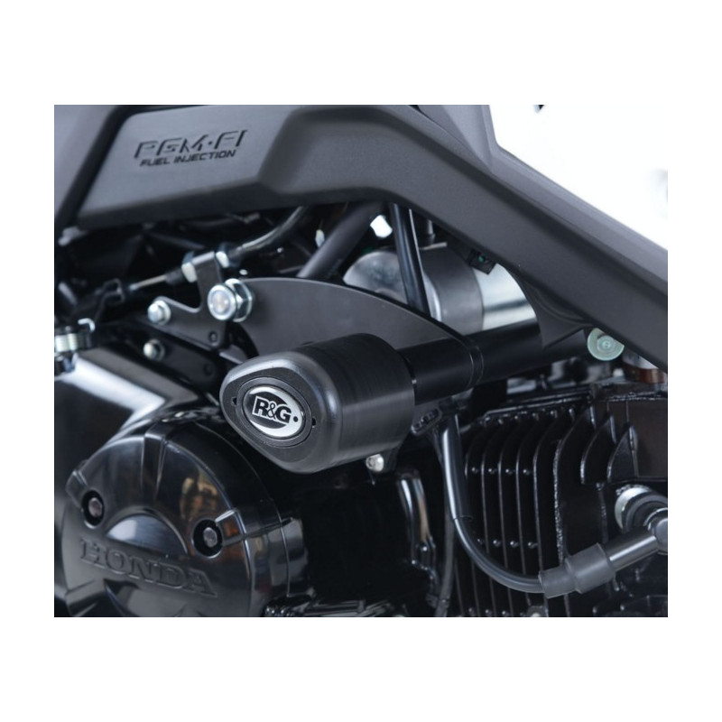 CRASHPADY AERO RG RACING HONDA MSX125 (GROM) 2017- BLACK