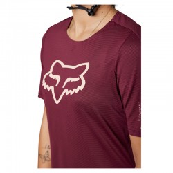 KOSZULKA ROWEROWA FOX LADY FLEXAIR DARK MAROON  ENDURO CROSS
