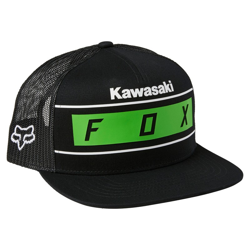 CZAPKA Z DASZKIEM FOX KAWI STRIPES SNAPBACK BLACK  ENDURO CROSS