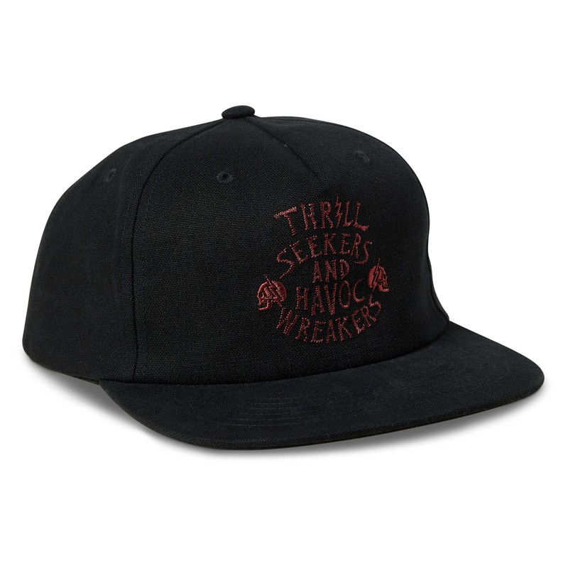 CZAPKA Z DASZKIEM FOX NO CONTEST SB BLACK  ENDURO CROSS