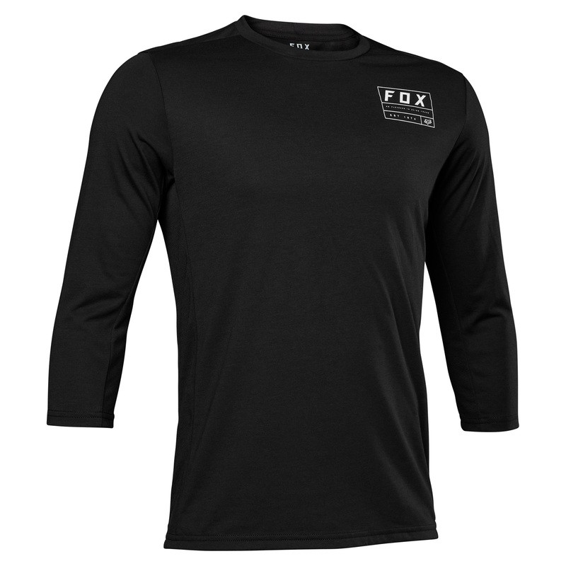 KOSZULKA ROWEROWA FOX RANGER 3/4 IRON BLACK  ENDURO CROSS
