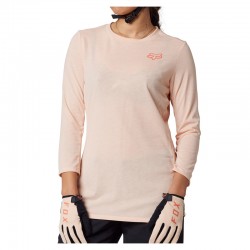 KOSZULKA ROWEROWA FOX LADY RANGER DR 3/4 LIGHT PINK  ENDURO CROSS