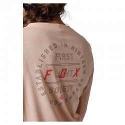 KOSZULKA ROWEROWA FOX LADY RANGER DR 3/4 LIGHT PINK  ENDURO CROSS