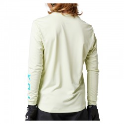KOSZULKA ROWEROWA Z DŁUGIM RĘKAWEM FOX JUNIOR RANGER SEA SPRAY  ENDURO CROSS
