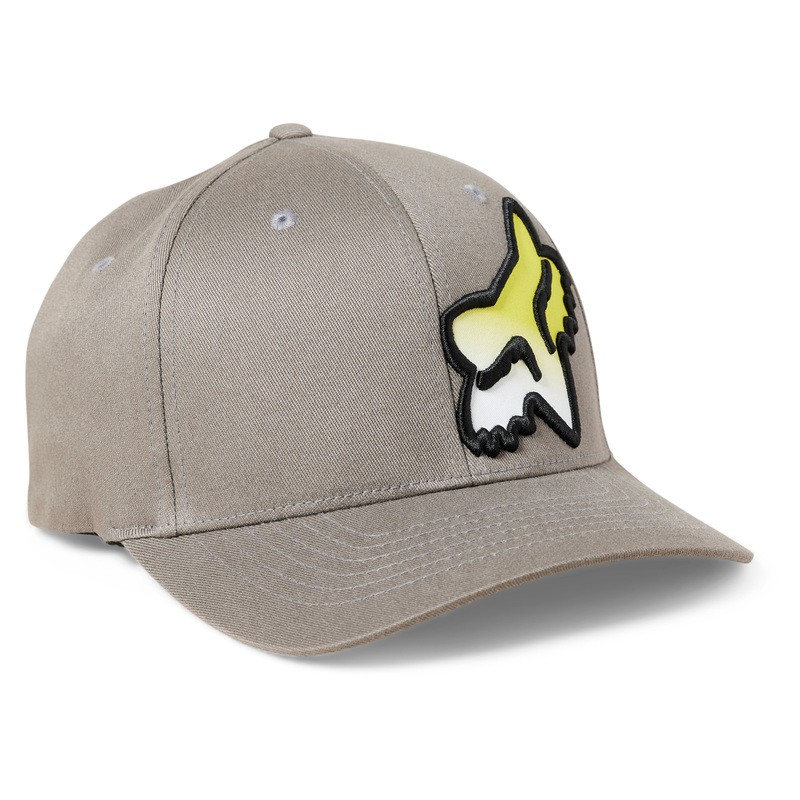 CZAPKA Z DASZKIEM FOX TOXSYK FLEXFIT PEWTER  ENDURO CROSS