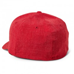 CZAPKA Z DASZKIEM FOX TRANSPOSITION FLEXFIT HEATHER RED  ENDURO CROSS