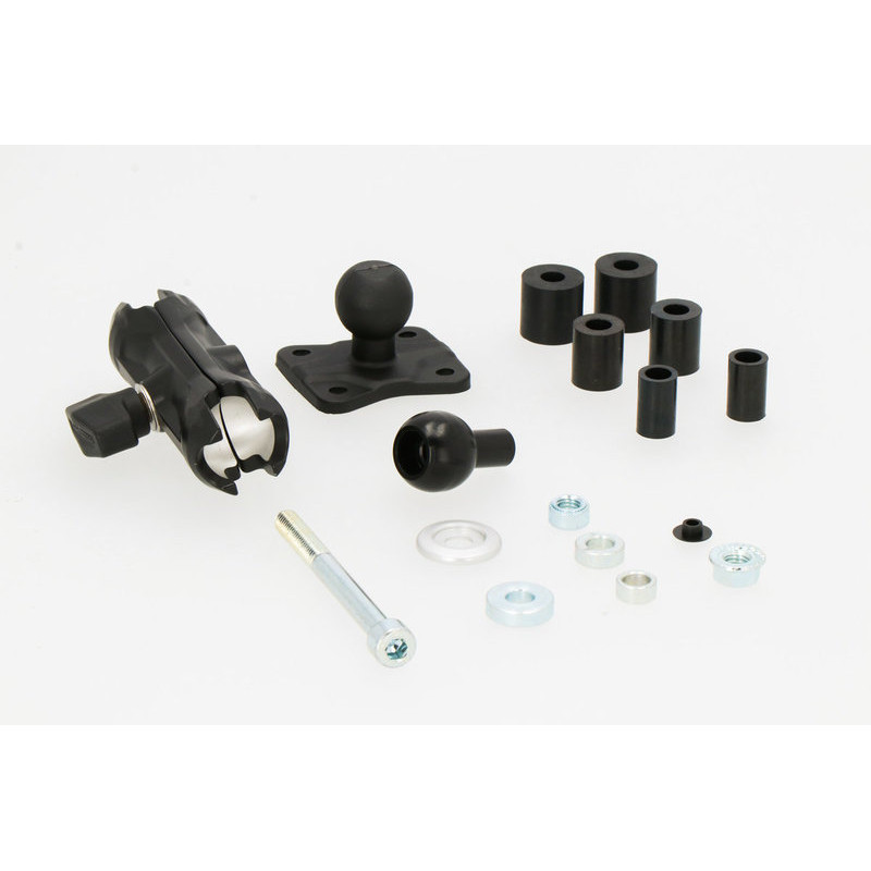 ZESTAW UCHWYTÓW DO GŁÓWKI RAMY MOTOCYKLA SPORTOWEGO SW-MOTECH BLACK