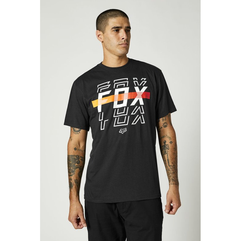 T-SHIRT FOX CRANKER BLACK  ENDURO CROSS