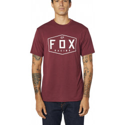T-SHIRT FOX CREST TECH CRANBERRY  ENDURO CROSS