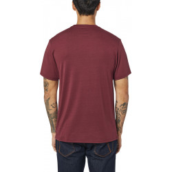 T-SHIRT FOX CREST TECH CRANBERRY  ENDURO CROSS