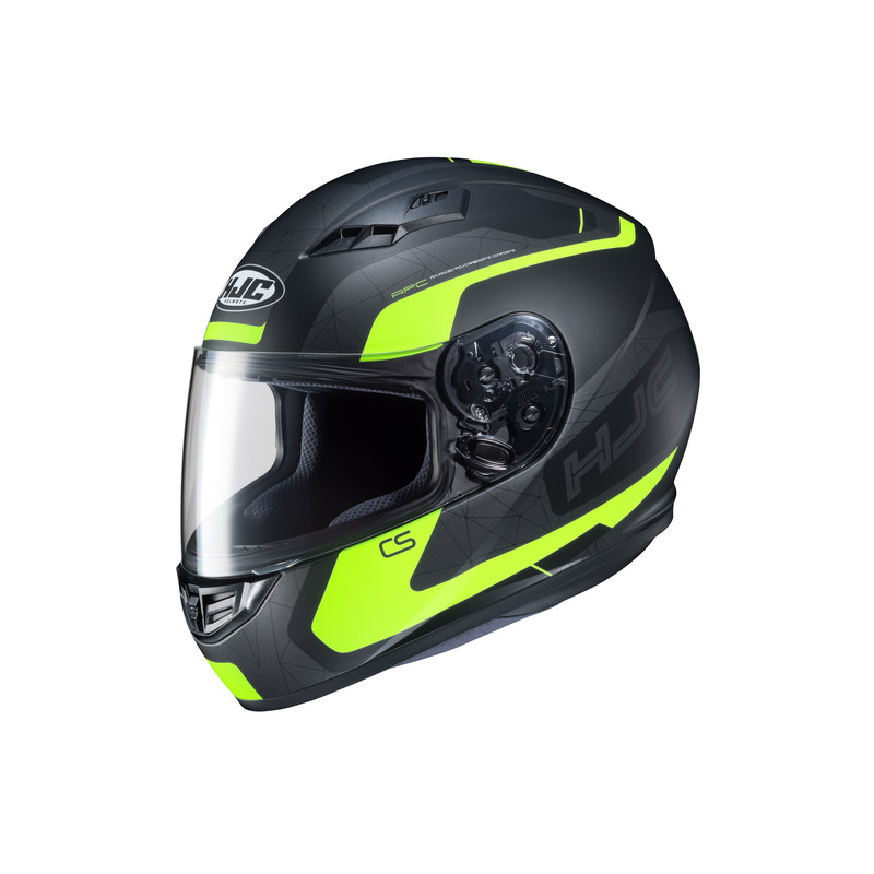 KASK HJC CS-15 DOSTA BLACK/FLO YELLOW 