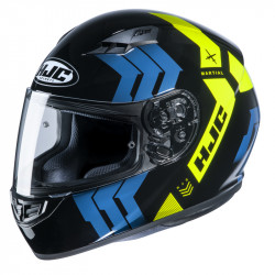 KASK HJC CS-15 MARTIAL BLACK/BLUE/YELLOW 