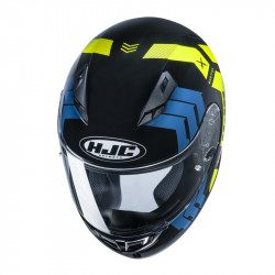 KASK HJC CS-15 MARTIAL BLACK/BLUE/YELLOW 