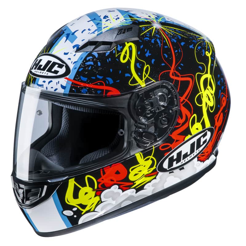KASK HJC CS-15 NAVARRO 9 BLACK/WHITE/RED/YELLOW 