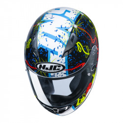 KASK HJC CS-15 NAVARRO 9 BLACK/WHITE/RED/YELLOW 