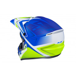 KASK HJC CS-MX II ELLUSION BLUE/FLO YELLOW 