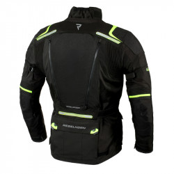 KURTKA TEKSTYLNA REBELHORN CUBBY III BLACK/FLO YELLOW 