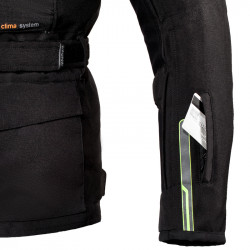 KURTKA TEKSTYLNA REBELHORN CUBBY III BLACK/FLO YELLOW 
