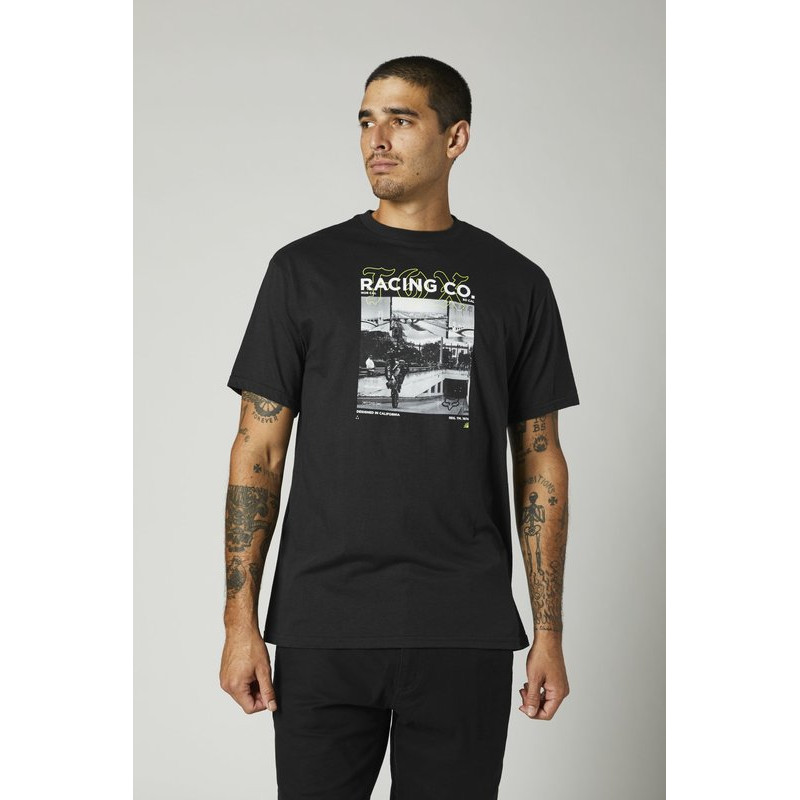 T-SHIRT FOX DECRYPTED BLACK  ENDURO CROSS